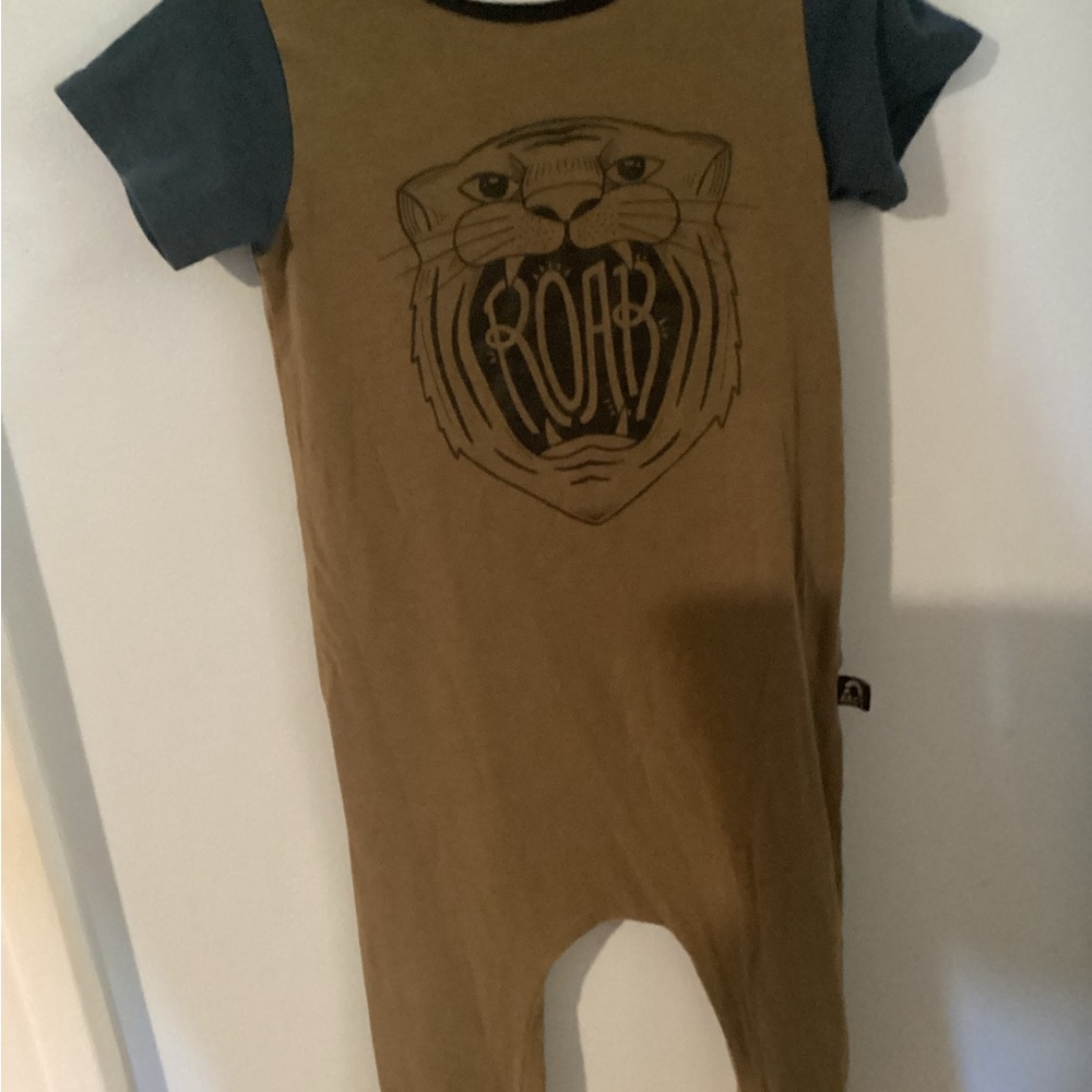 Rags Olive Green and Navy One Piece